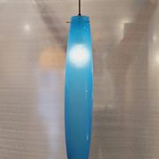 Blue tech lamp, Murano crystal, Vetreria Vistosi, 70's – Italy