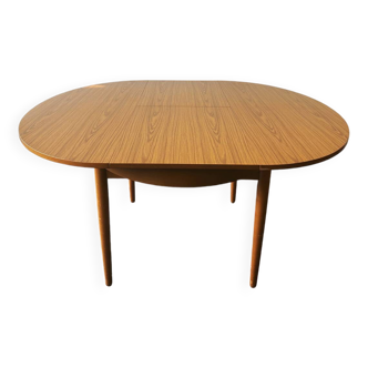 Table à manger extensible moderne du milieu du siècle des années 1960 par Schrieber