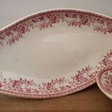 Ravier set, Gien ceramic saucière