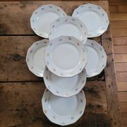 Twelve-panel floral plates

1960s.