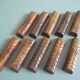 terracotta knife rests vintage table art set holders