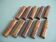 terracotta knife rests vintage table art set holders