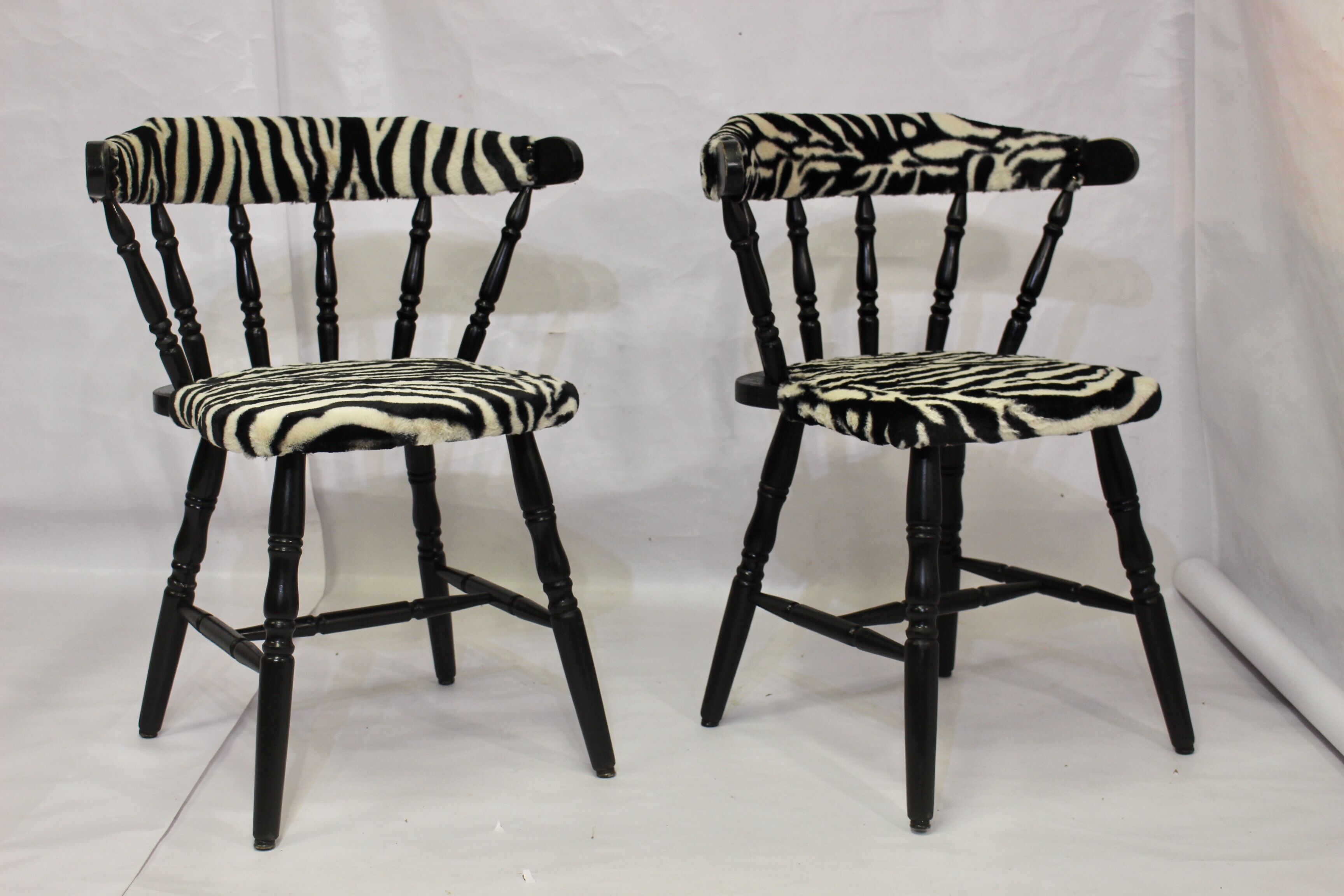 Pair of "Western" chairs, saloon, vintage, 50