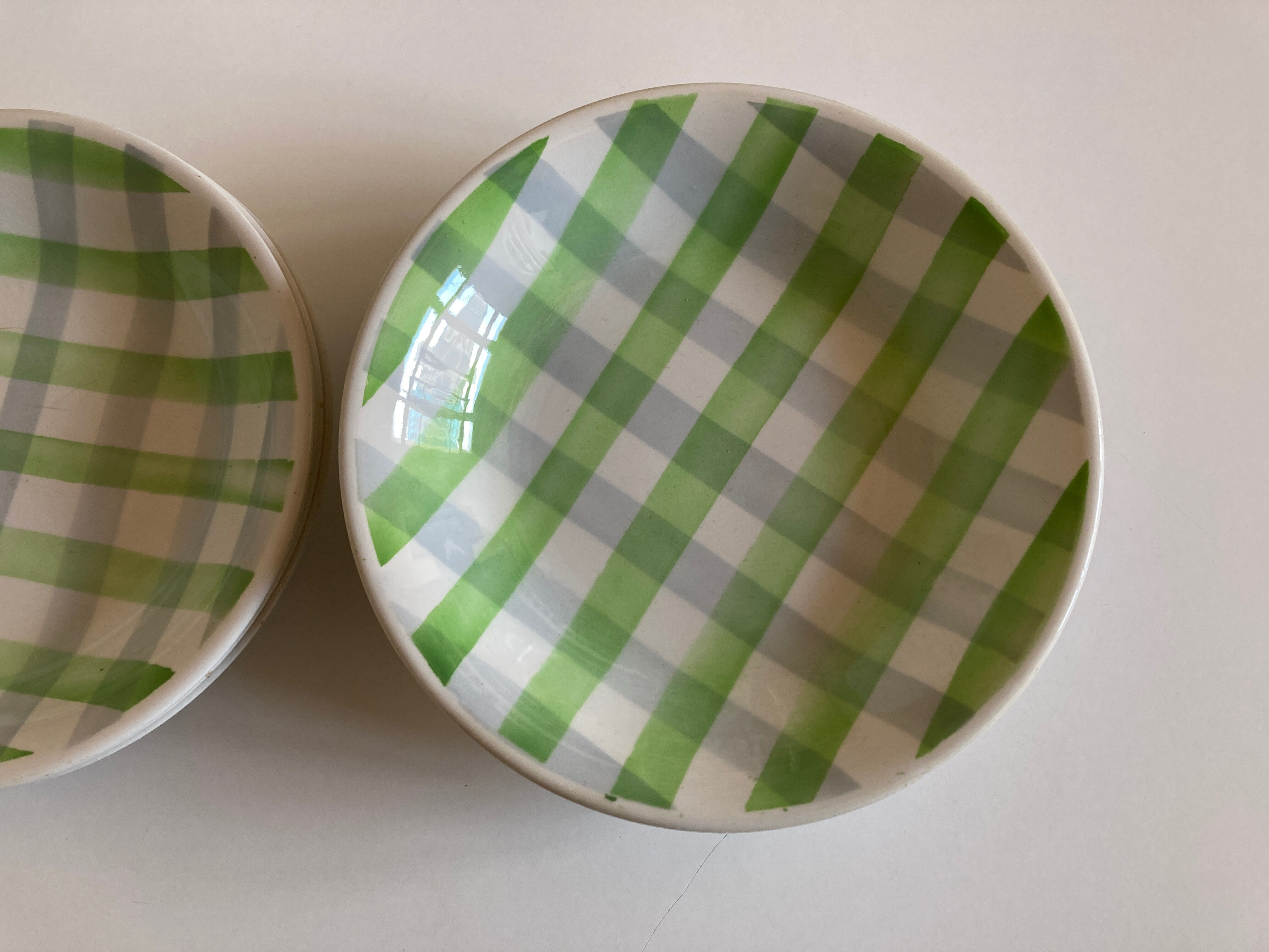 Set of 8 plates Croisette 1960 Badonwiller