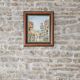 Oil Painting on Canvas Saint Jean de Luz Rue de la République signed Gil Va