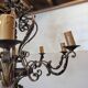 Lustre fer forgé ancien