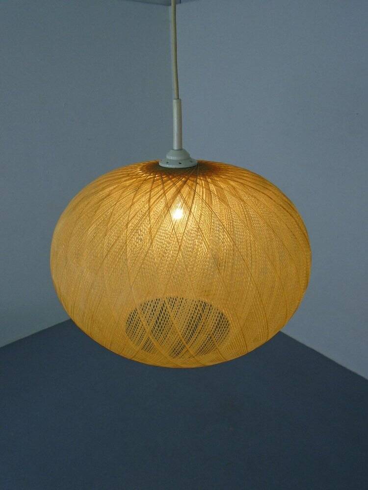 Spun Fibreglass Pendant Lamp, Germany, 1960s