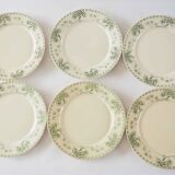 6 plates Terre de Fer Palmyra