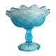 Wooden cup blue gridded glass: Vallérysthal or Portieux