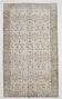Tapis vintage classique 6x10, marron et beige délavé