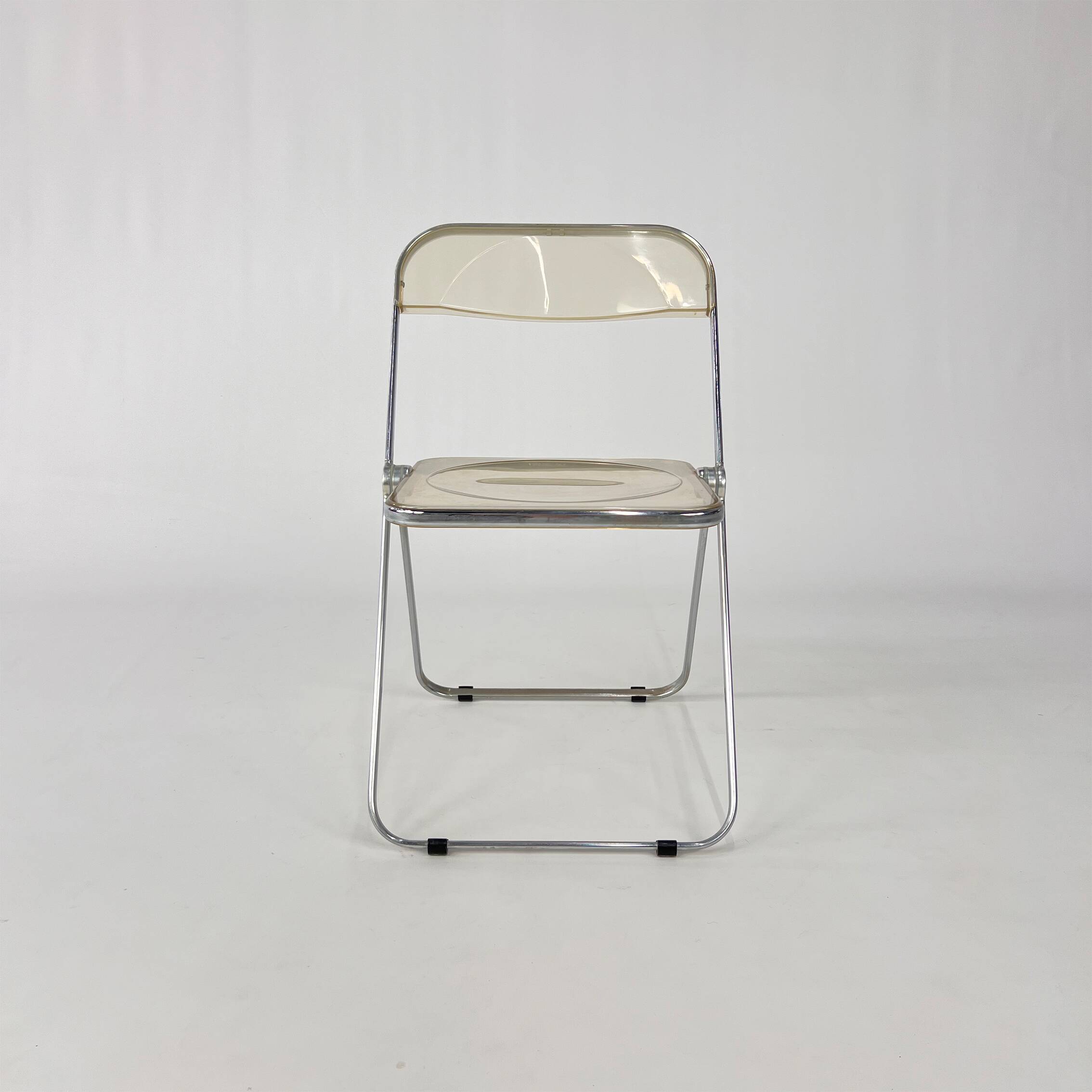 Vintage folding chair Plia by Giancarlo Piretti for Castelli, 1970