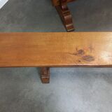 Farmhouse table and its 2 benches