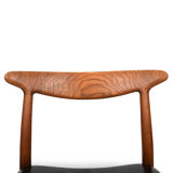 Set of 6 fine Hans J. Wegner W2 Chairs C.M.Madsen 1950s