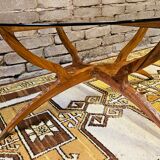 Vintage 1960s spider leg coffee table