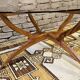 1960s vintage spider leg coffee table