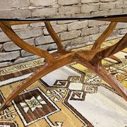 1960s vintage spider leg coffee table