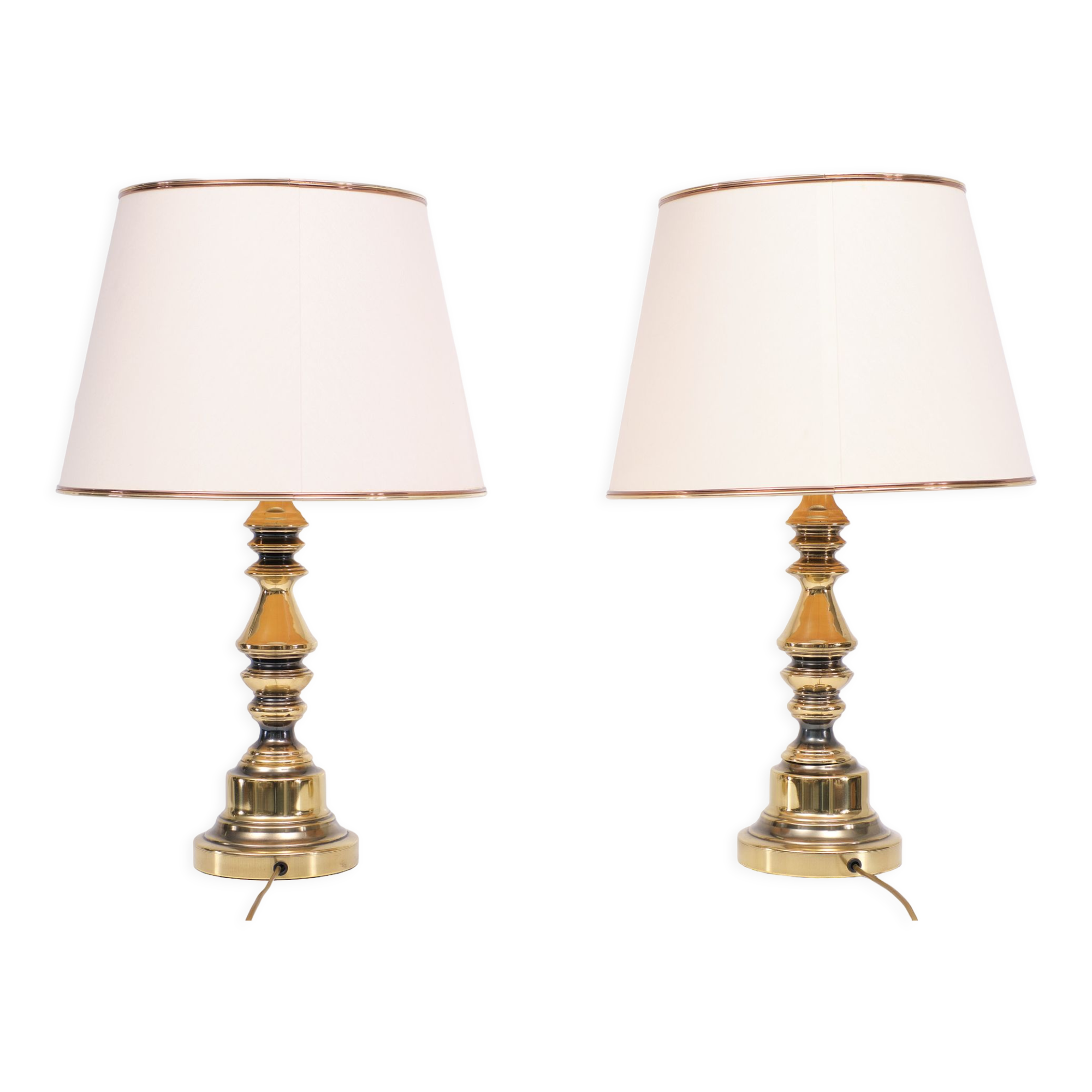 Table lamps, USA, 1970s, set of 2