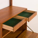 Poul Cadovius free standing wall unit for Cado, 1960s