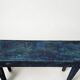 Blue patinated wooden console