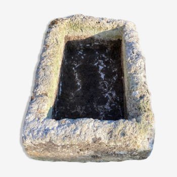 Sink, Trough, old stone stamp
