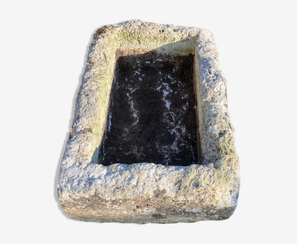 Sink, Trough, old stone stamp