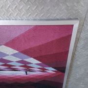 Tapisserie psychedelique, vintage 70's, patrice allart