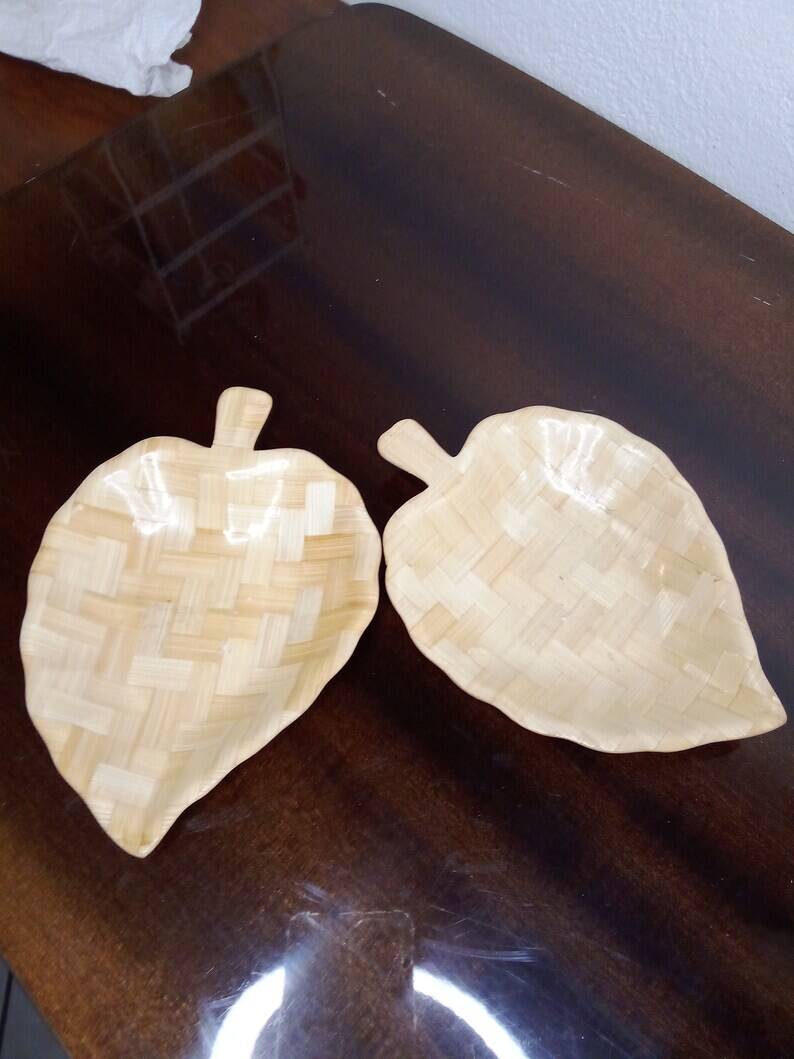 Vintage bamboo cups