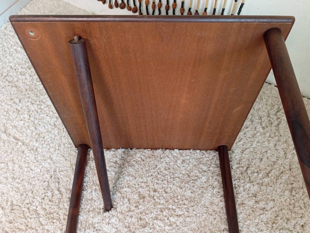 Table basse scandinave en palissandre Georg Petersens