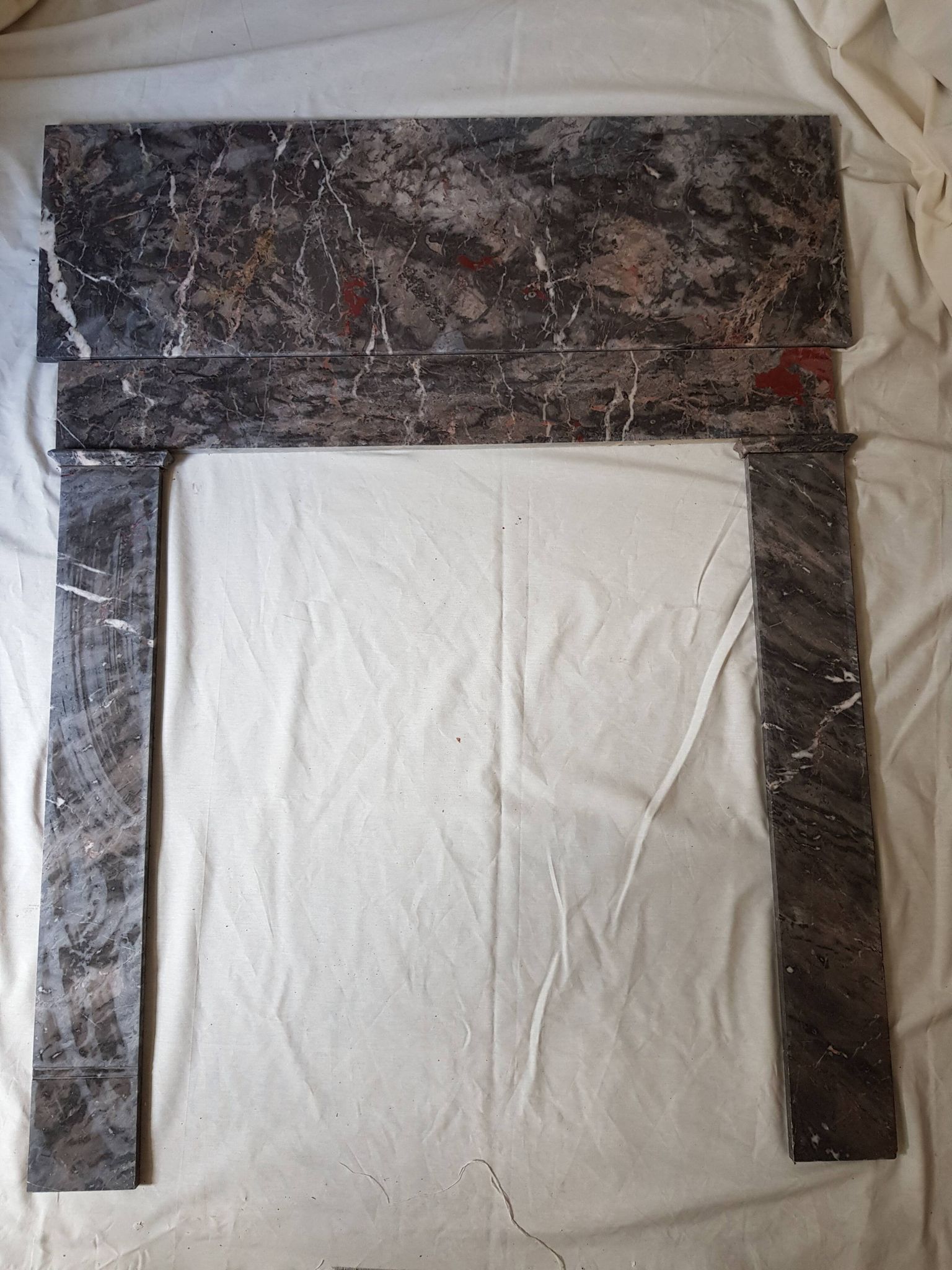 Marble fireplace nineteenth
