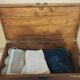 Solid oak chest