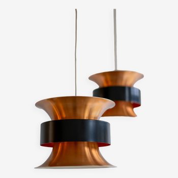 Pair of pendant lamps by Carl Thore