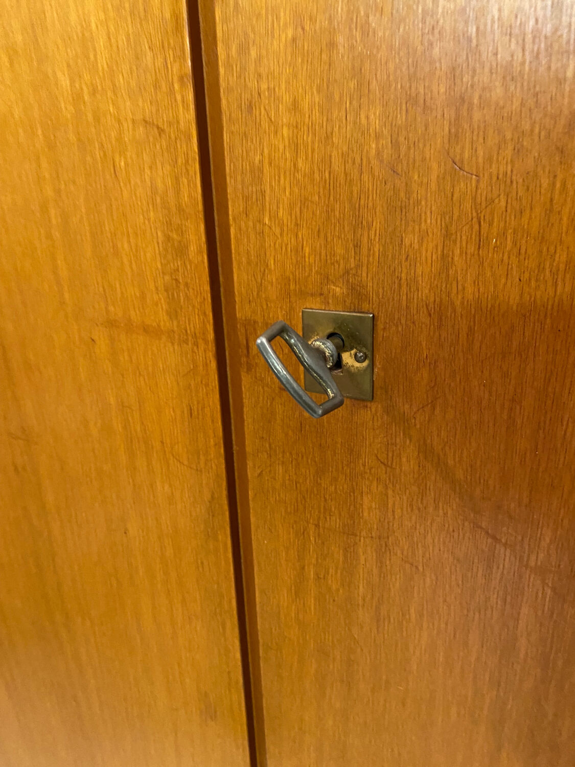 Vintage wardrobe compass feet