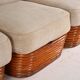 Rattan sofa by Paul Frankl
