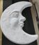 Décoration murale Lune vintage en béton / Pierre reconstituée