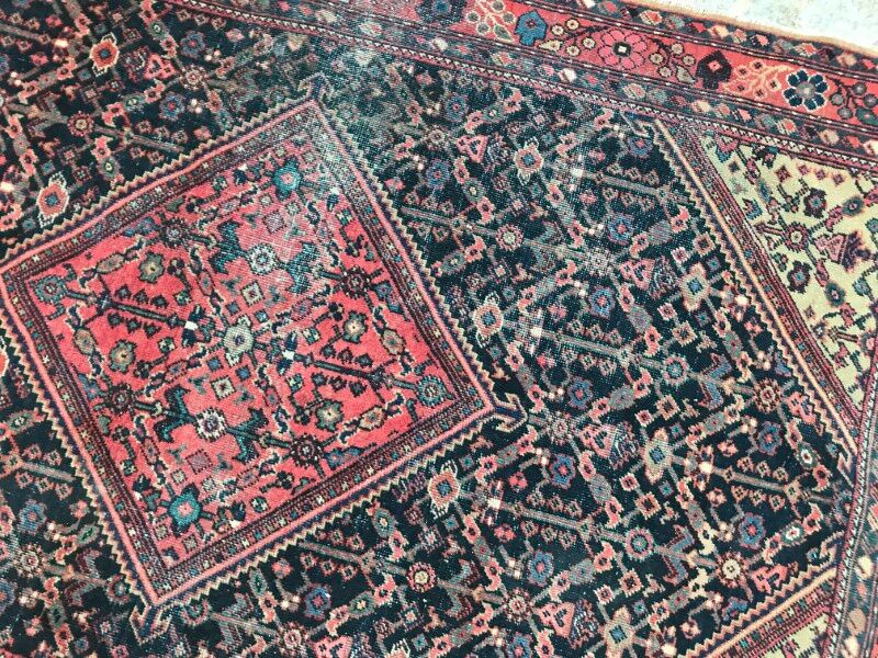 Former carpet Persian Mahal done hand 130 X 203 CM