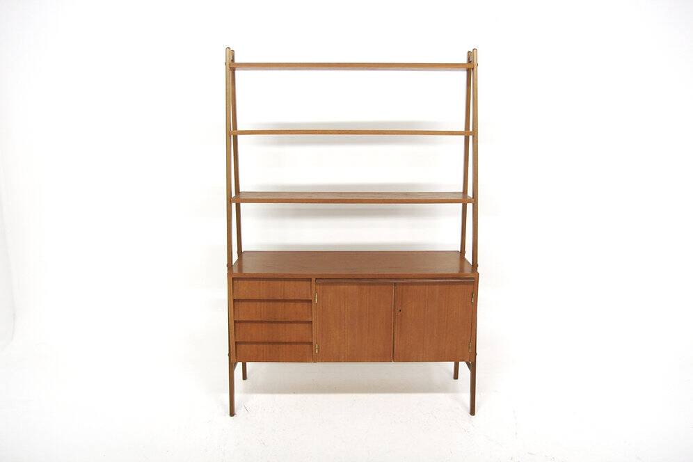 Secrétaire scandinave en teck, Suède, 1960