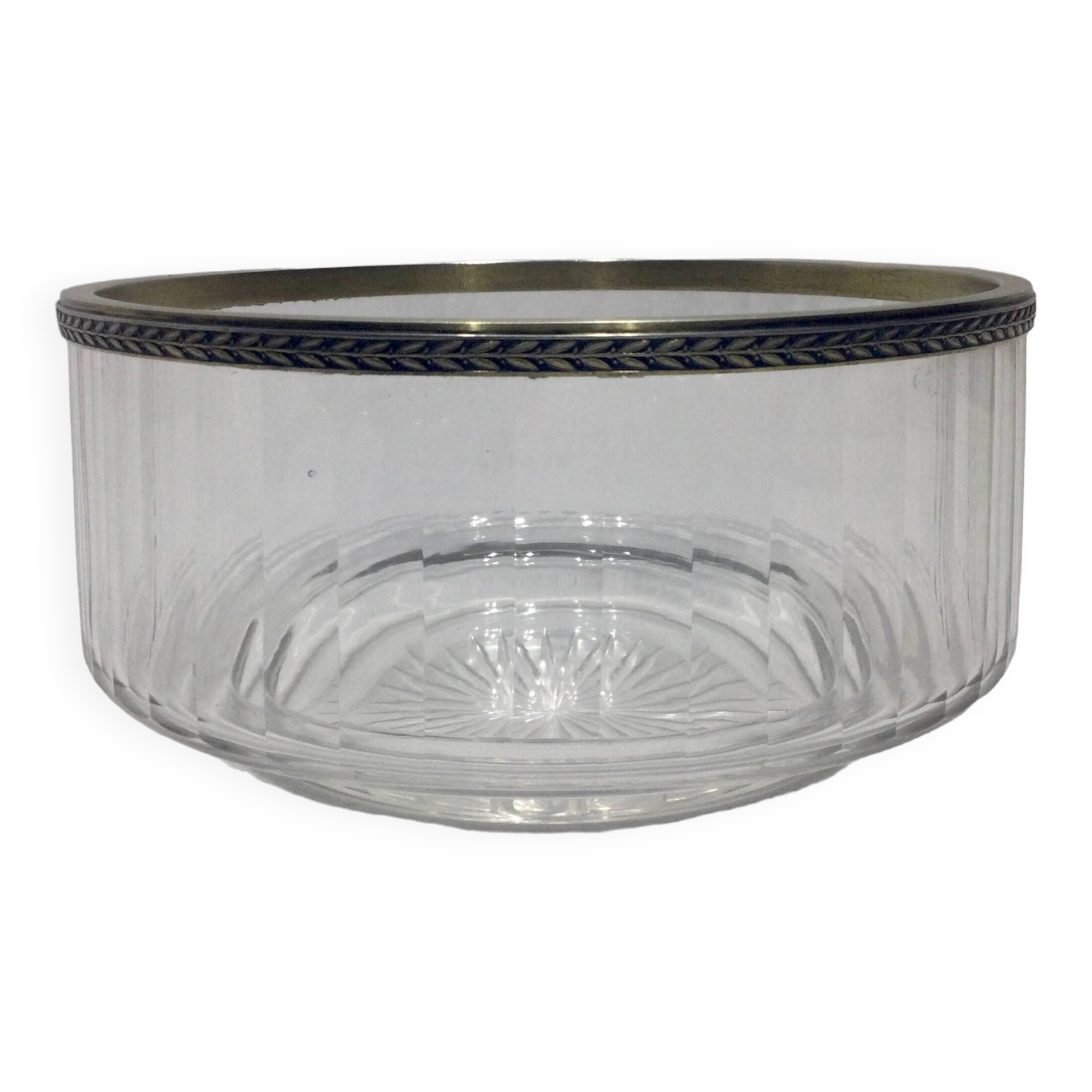 Robert Linzeler - Crystal Bowl and Vermeil