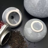Gray tea set