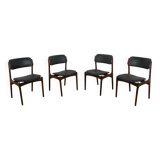 Model 49 Rosewood Dining Chairs by Erik Buch for Oddense Maskinsnedkeri / O.D. Møbler, 1960s.