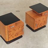 Jindrich Halabala dressing table and bedside tables for Up Zavody 1950