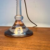 Mid-century German Tiffany glass table lamp by Ingo Maurer, 1960s.