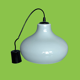 Large vintage opaline chandelier ~ 1970s