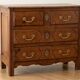 Rustic commode from the eighteenth century.