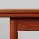 Vintage teak dining table 4-6 pers Danish design kitchen table 60s