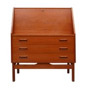 1960s secretary in teak, Dyrlund Denmark