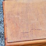 Commode vintage des années 50 pieds compas 3 tiroirs