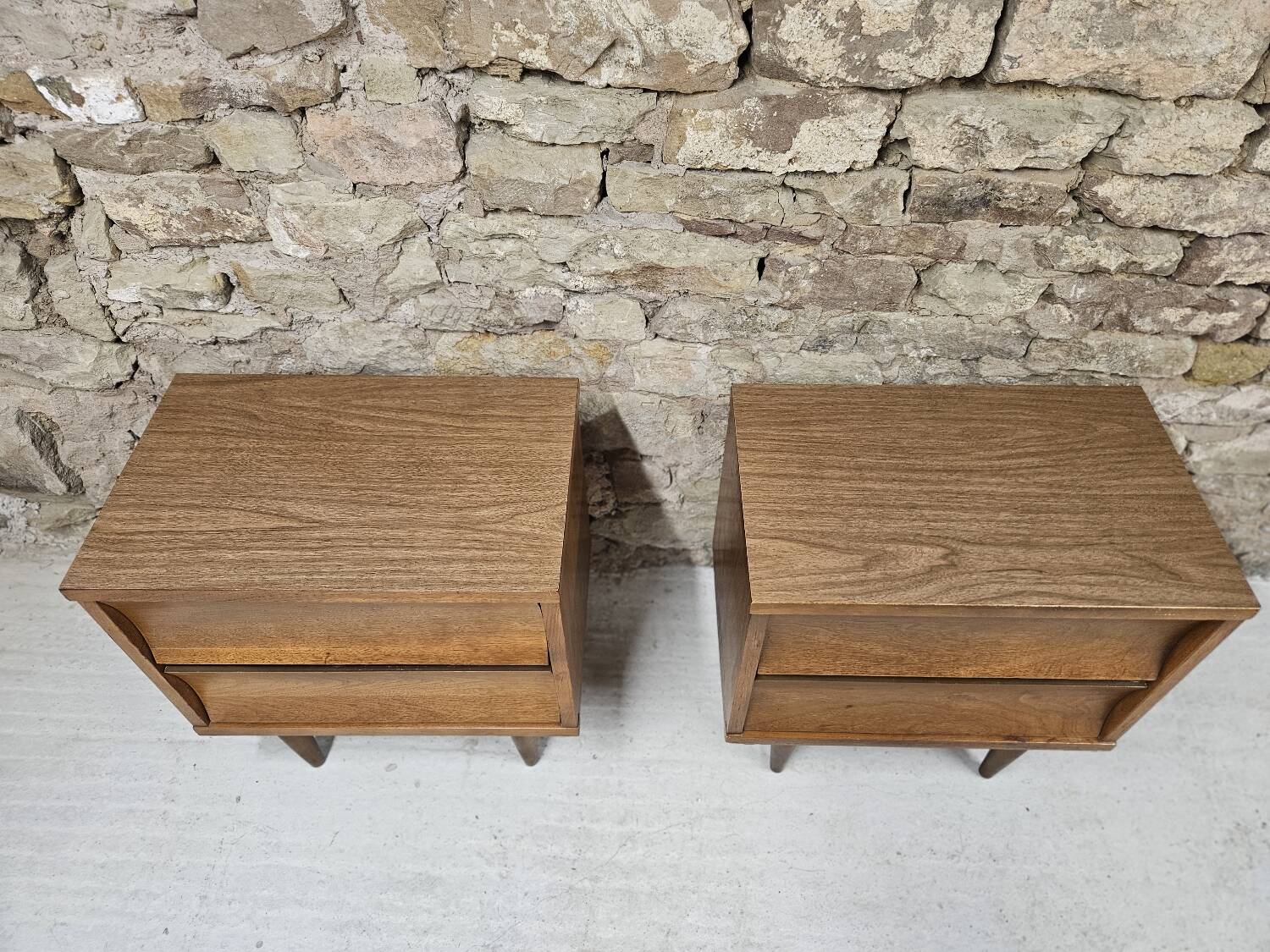 Paire de table de chevet Johnson Carper, 1960