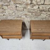 Pair of JOHNSON CARPER 1960's night tables