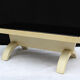 Table basse en opaline noire et parchemin