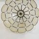 Vintage mother-of-pearl pendant light – Geometric style, 70s